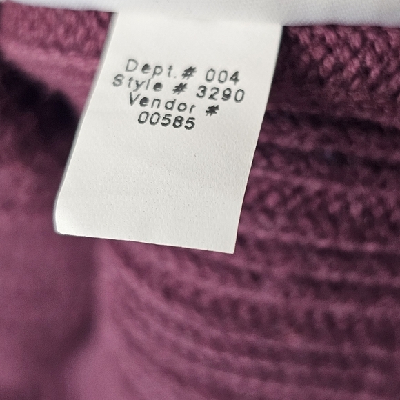 Vintage Eddie Bauer Quarter Zip Sweater XL Men’s Burgundy Business Casual fall - Picture 9 of 12